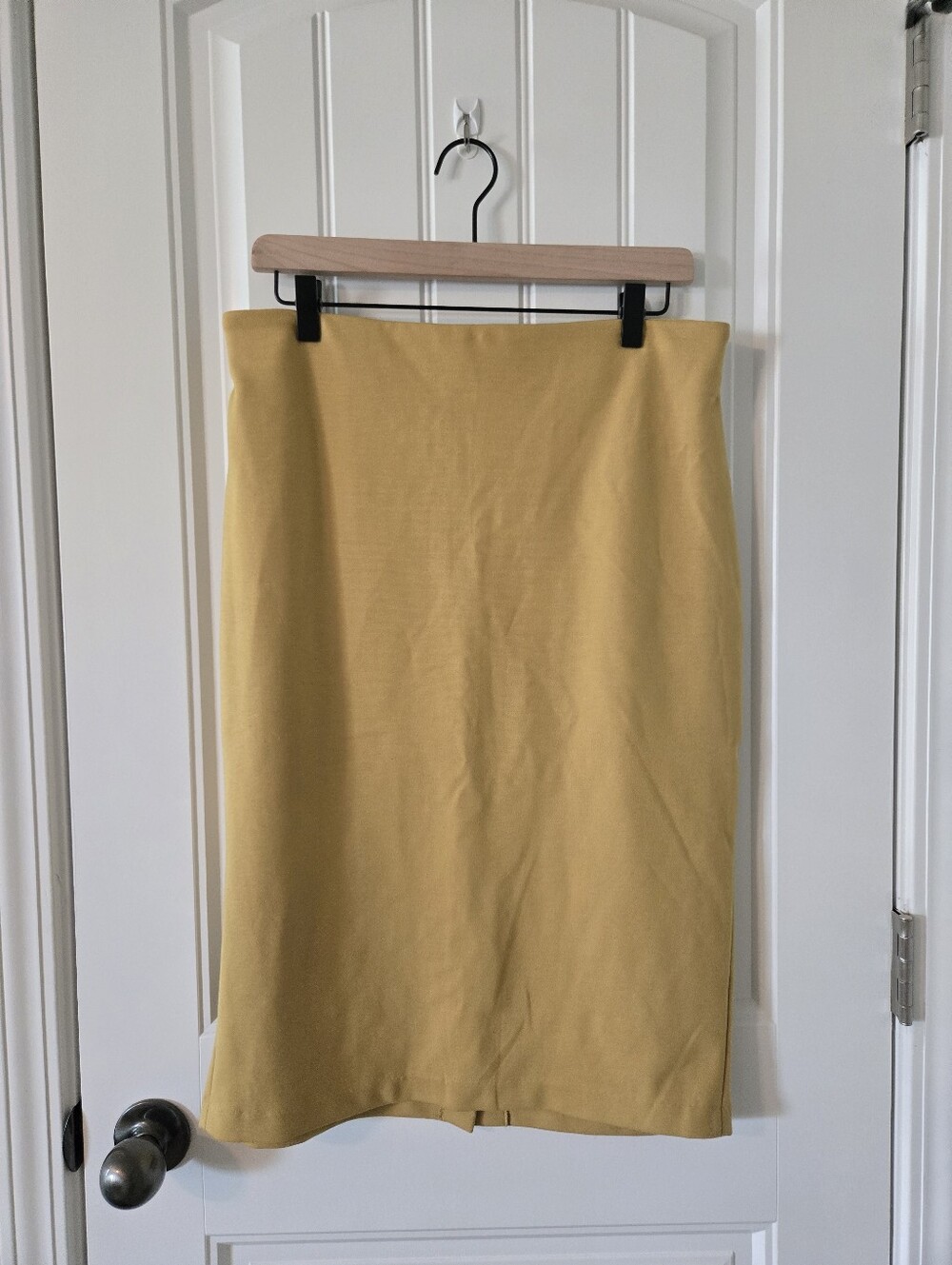 Premise Yellow Pencil Skirt
